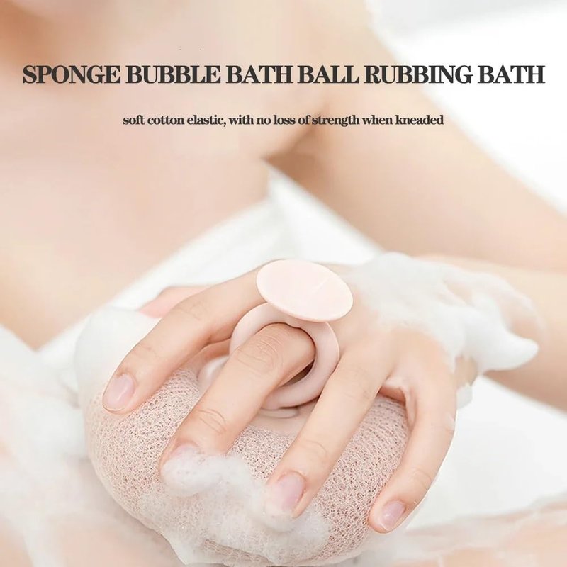 2Pcs 2-in-1 Sunflower Bath Ball Super Soft Sunflower Suction Cup Bath Ball Exfoliating Bath Sponge Cleaning Brush with Suction Cup Shower Sponges Bath Sponges Back Scrubber Shower Puffs for Women Men