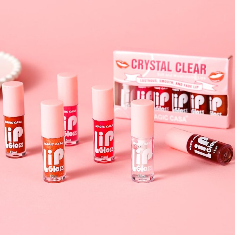 Yasovigi Lip Stain Lip Oil Plumping Lip Tint Moisturizing Lip Gloss, Transparent Lip Balm Care Stick Nourishing Repairing Non-sticky, Moisture&Lighten Lip Lines