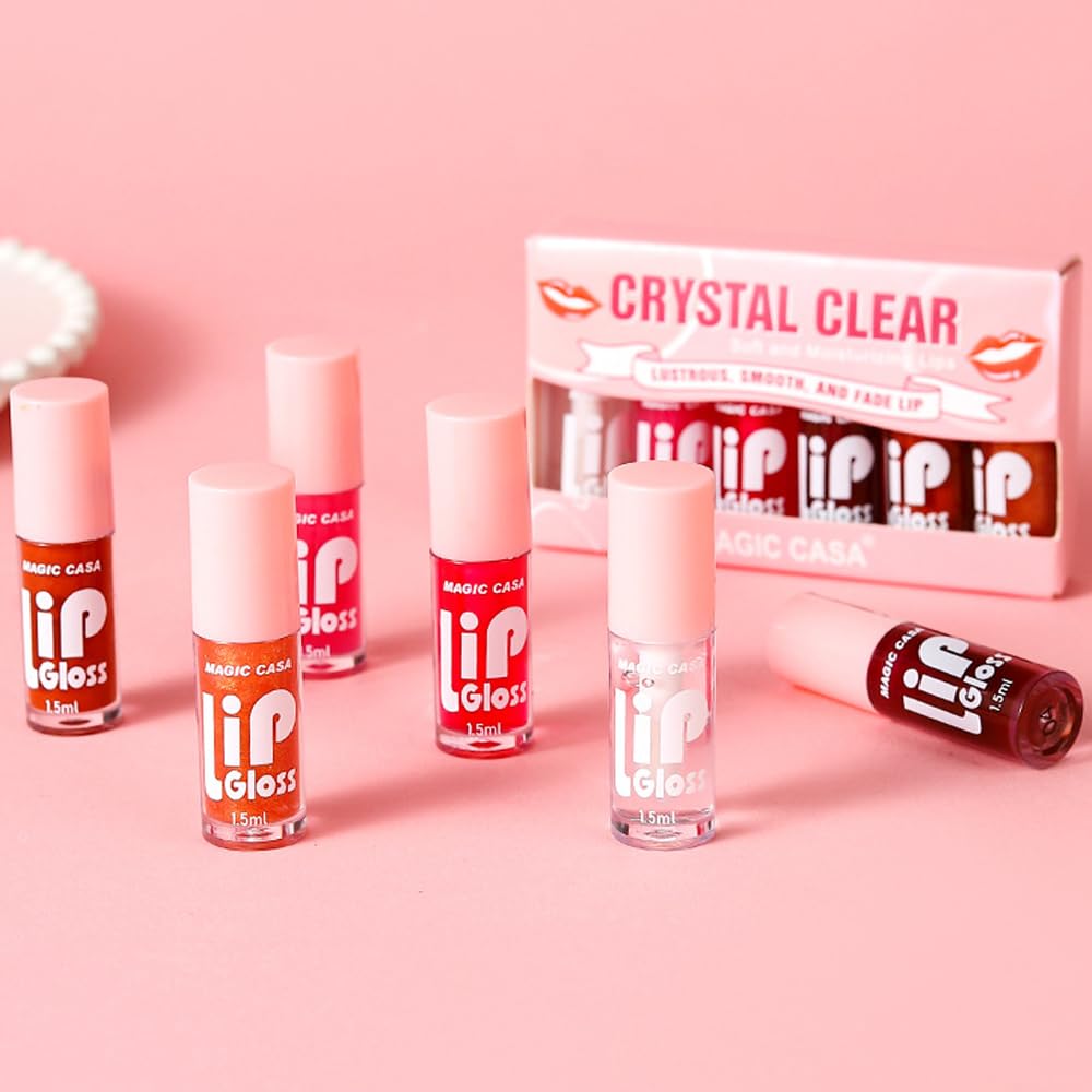 Yasovigi Lip Stain Lip Oil Plumping Lip Tint Moisturizing Lip Gloss, Transparent Lip Balm Care Stick Nourishing Repairing Non-sticky, Moisture&Lighten Lip Lines