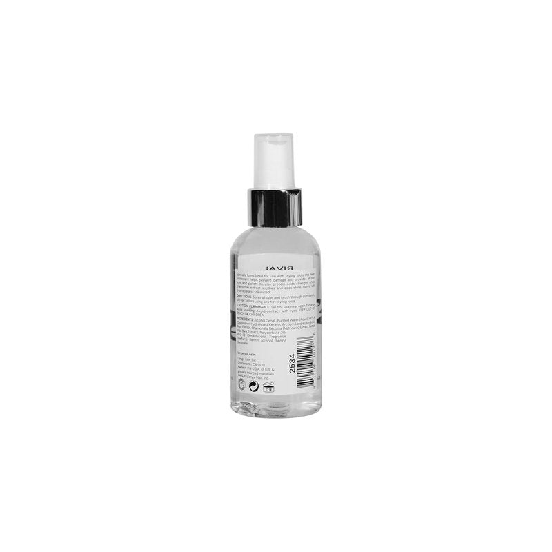 L'ANGE HAIR Rival Heat Shield | Heat Protection Spray for Hair | Prevents Frizz and UV Damage | Lightweight Thermal Protectant Spray | Adds Shine with Nourishing Oils and Keratin | 4 oz Bottle