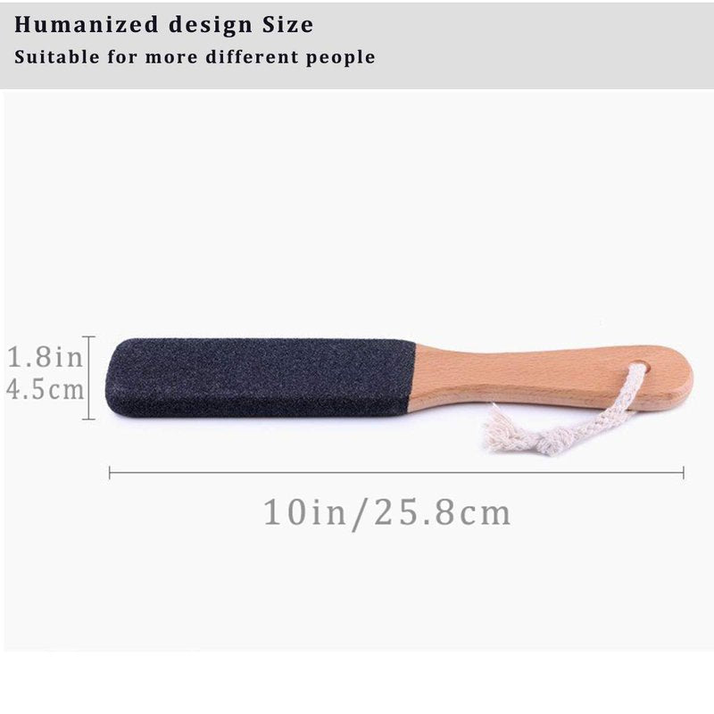 Kinepi Foot File Callus Remover for Feet,Pumice Stone for Feet with Handle,Foot Scrubber and Pedicure Foot Rasp for Cracked Heels, Dead Skin and Hard Skin,Wet and Dry Feet
