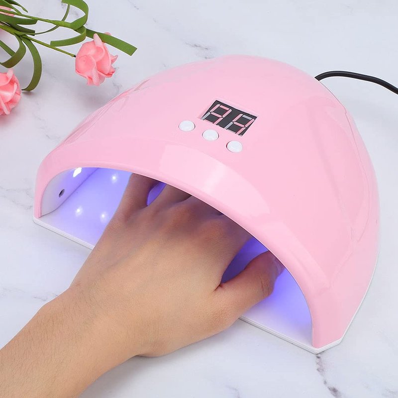 LED Nail Polish Dryer Lamp - 36W Intelligent Quick Drying Curing Machine with Automatic Sensor & LCD Display
