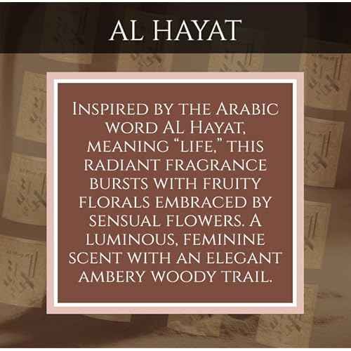 Prince Parfums Dubai ? Al Hayat ? 3.4 Ounces ? Radiant Women¡¯s Eau de Parfum ? Fruity Florals with Jasmine & Amber ? Essence of Life, Femininity & Beauty