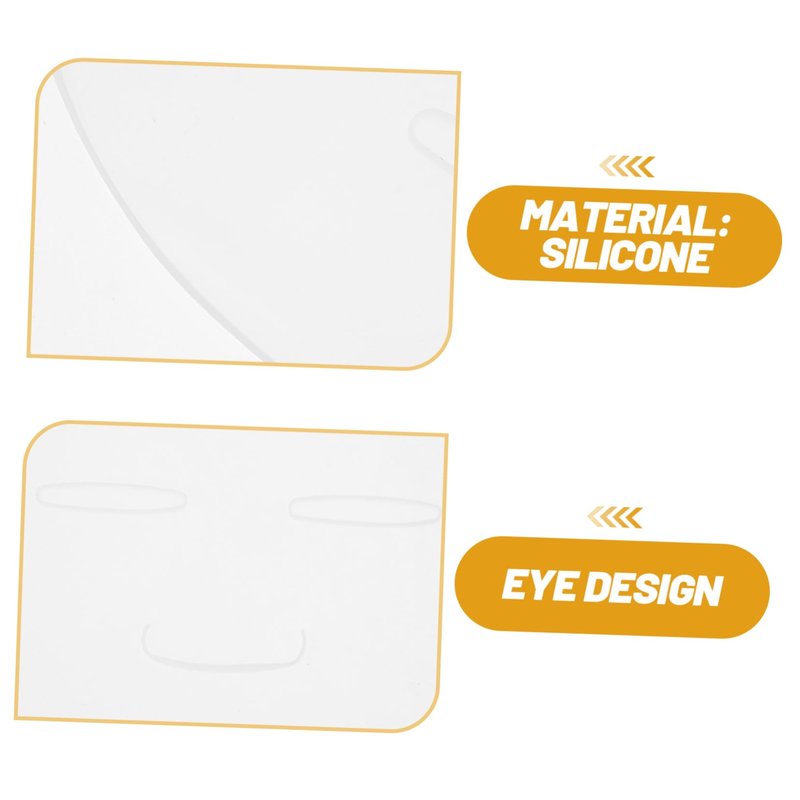 Uonlytech Reusable Silicone Facial Mask Tray 2-Pack for Diy Seaweed and Collagen Masks Makeup Tool 8.85X7.55 Inch for Home and Professional Salon Use