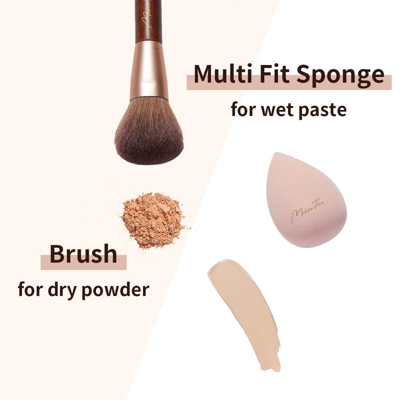 MilleFée Multi Fit Sponge, Foundation makeup tools, makeup spong, blending sponge