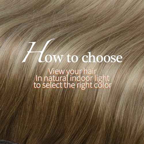 Full Shine Wire Hair Extensions Real Human Hair Balayage Walnut Brown to Light Brown Mix Light Blonde Invisible Wire Hair Extensions Natural Straight Hairpiece Remy Human Hair Extensions 18 Inch 80g