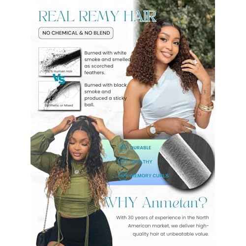 12A Brown Ombre Human Hair Bundles Water Wave 24 Inch, Chestnut Ombre Brown Wet n Wavy Single Bundle with Dark Roots 3 Tone Color #T1B/2/30 Thick Sew In Weave Remy Hair Keep Soft After Washes