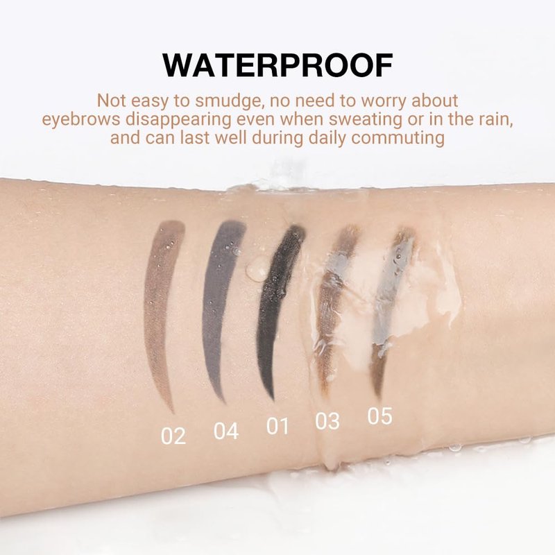 12 Pcs Ultimate Eyebrow Retractable Definer Pencils,Dual-Sided Natural Soft Textured Eyebrow Pencil, for Daily Look Eyebrow Makeup,Brow Brush,Fine Tip (12Pcs-Light Brown-Retractable Triangle)