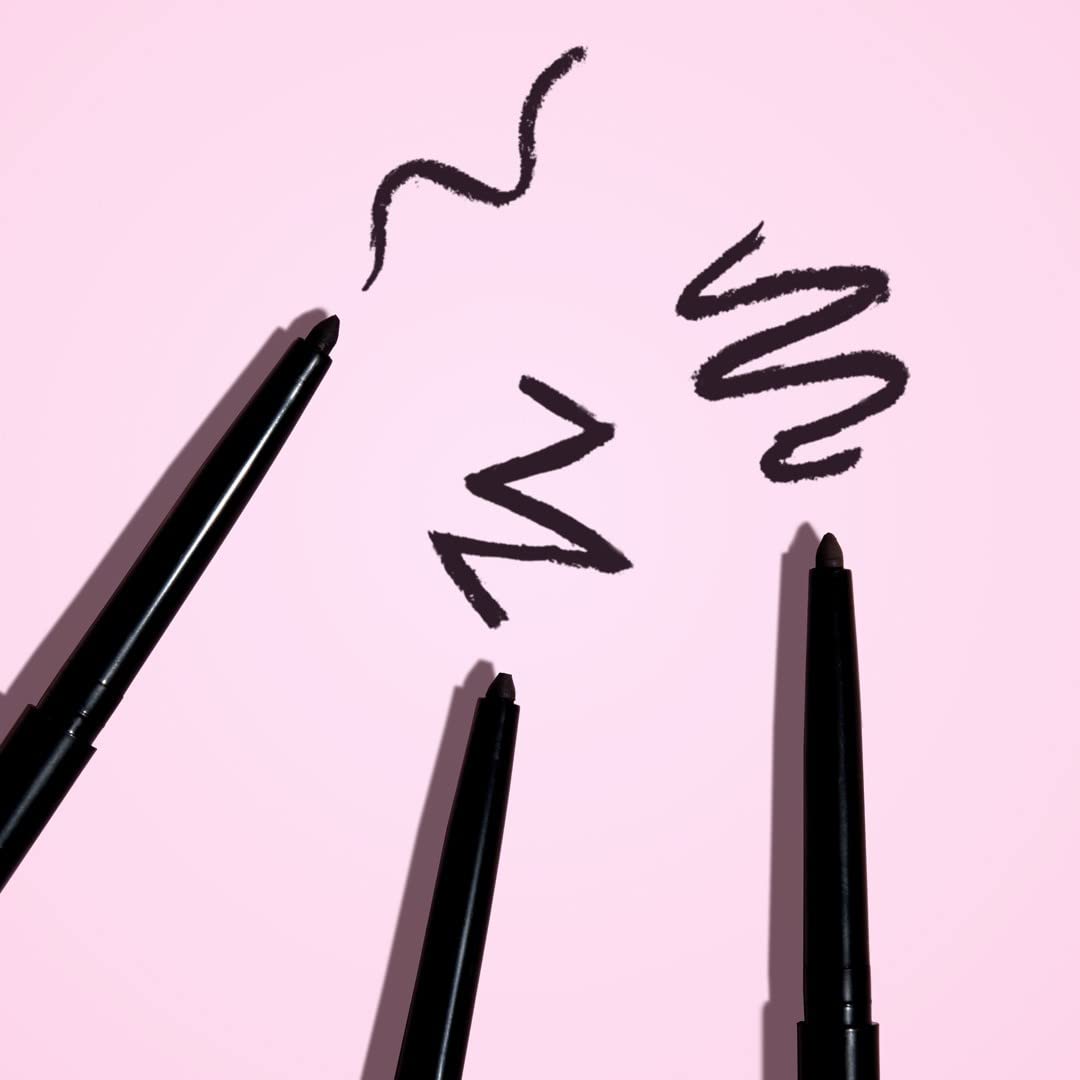 wet n wild Mega Last Breakup Proof Waterproof Retractable Gel Eyeliner - Ultra Pigmented 16-Hour Long Wear, Smudge Proof Satin Finish Formula, Cruelty-Free & Vegan - Dark Brown
