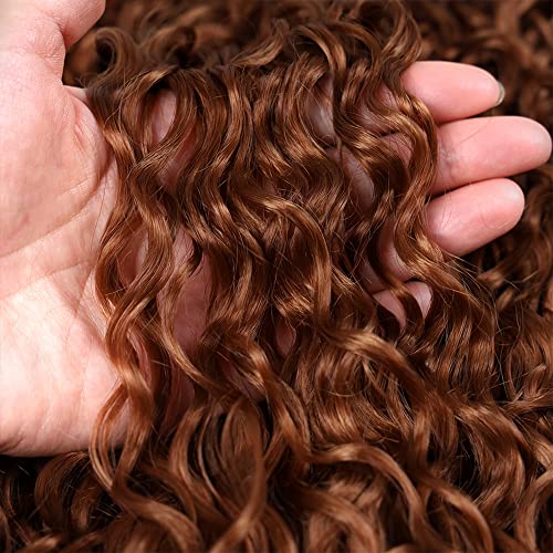 Ombre Water Wave Bundles Human Hair Brown Bundles 18 20 22 Inch 8A Peruvian Virgin 1B30 Water Wave Bundles Human Hair Extensions 2 Tone Black and Brown Bundles Human Hair