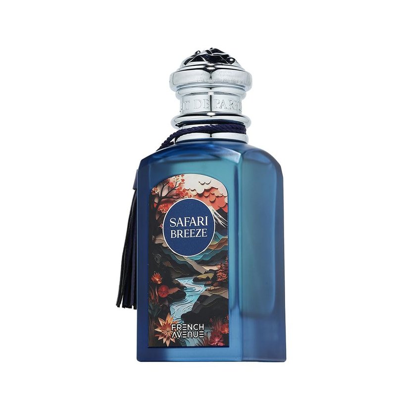 French Avenue Safari Breeze Eau de Parfum, Floral Fruity Fragrance, 100ml, Spring/Summer Scent with Blackcurrant, Coconut, Grapefruit