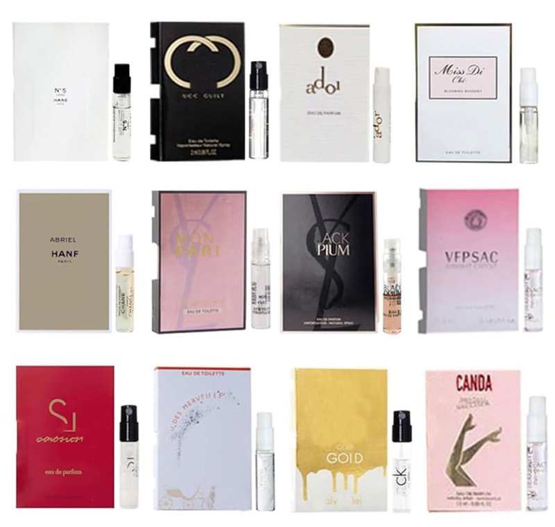 BPAAT Women'S Designer Perfume Sample Set Mini Mujer Cologne Fragrance Sampler Travel 12pices