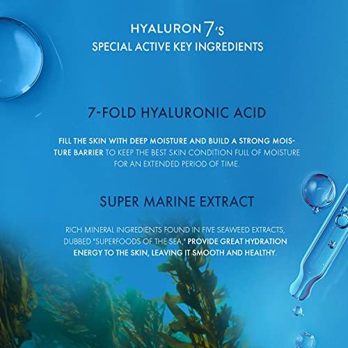 VIDIVICI Hydra Intense Hyaluron7 Essence in Lotion ? Intense Moisturizing Milky Face Emulsion with Hyaluronic Acid and Squalene - Non-Oily & Smooth Textured, 3.38 fl.oz.
