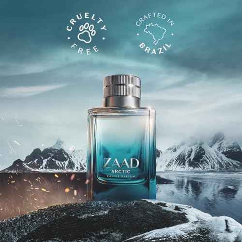 Zaad Arctic Eau de Parfum for Men, Invigorating Scent of the Arctic, 3.2 Ounce
