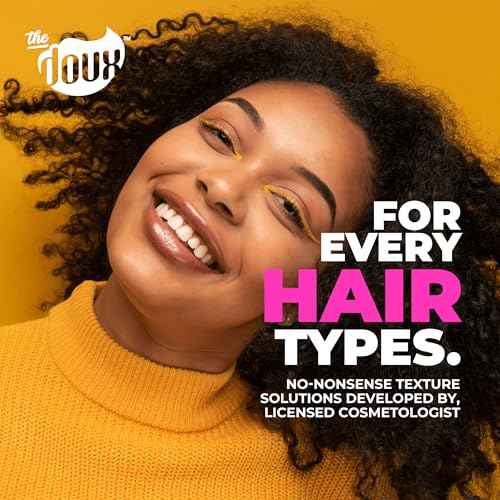 The Doux Curly Hair Shampoo with Honey, Aloe & Vitamins ? Ultra-Moisturizing Cleanser for Natural Hair, Frizz Control & Scalp Care ? LADIES FIRST Shampoo for Curly Hair & Coils