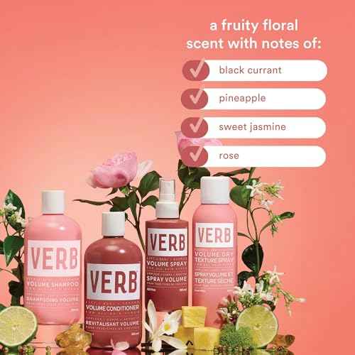 VERB Volume Spray 6.5 fl oz- Lightweight Volumizing Spray for Full-Bodied Lift-Vegan, No Parabens or Harmful Sulfates