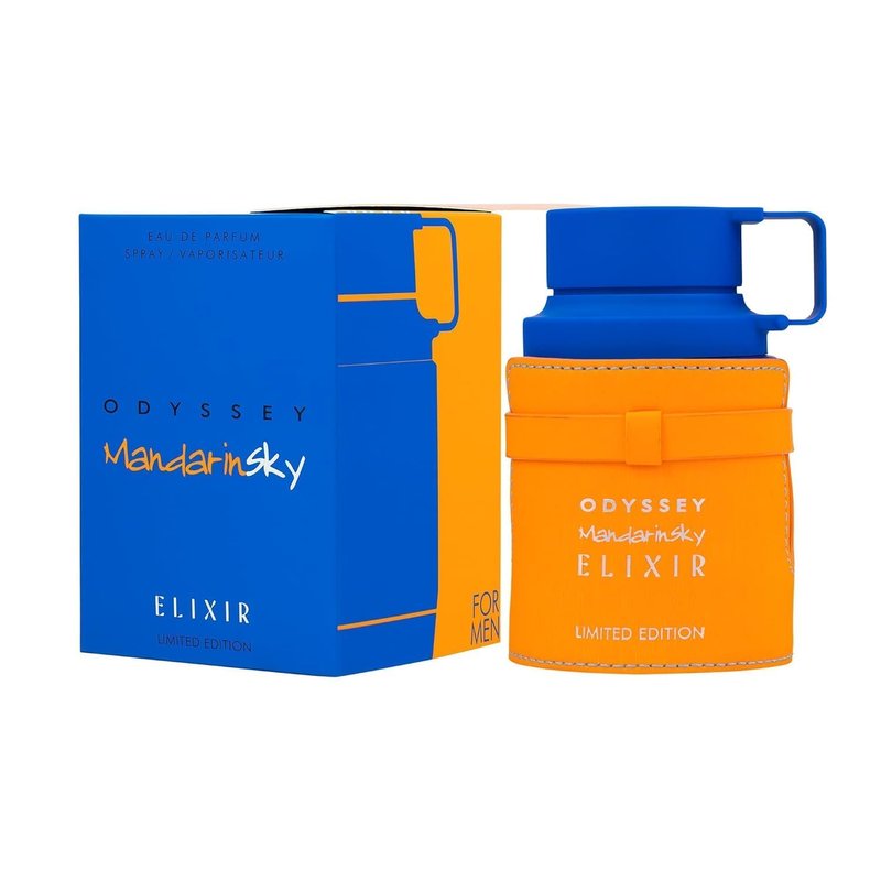 Odyssey Mandarin Sky Elixir for Men - Limited Edition EDP Spray, 3.4 oz | Unique Citrus Fragrance