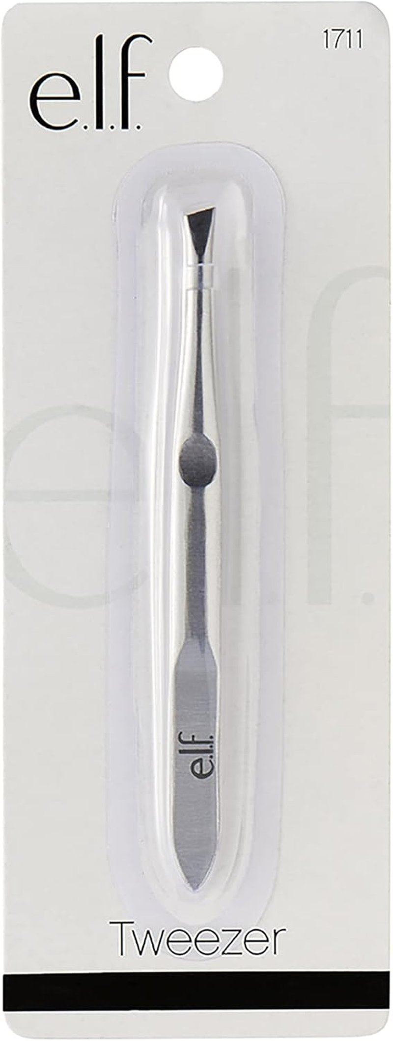 e.l.f. Slant Tweezer - Professional Quality Stainless Steel for Precise Hair Removal | Ergonomic Design