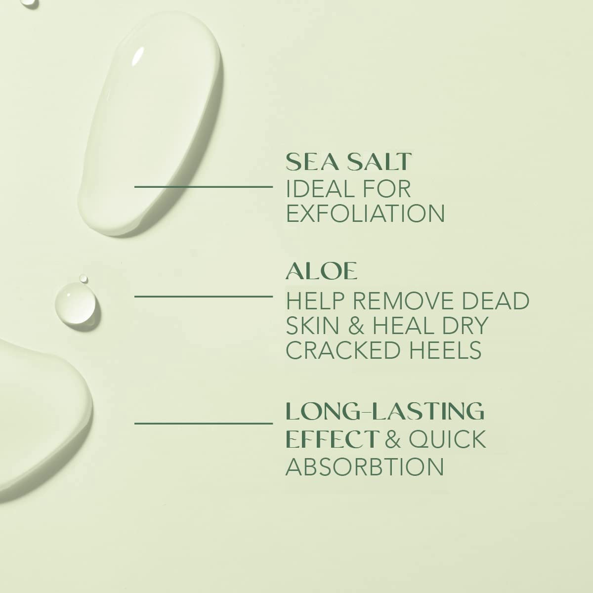 Skin 2.0 Sea Salt & Aloe Foot Masks - Cracked Heel Treatment, Soothing & Hydrating, Exfoliating Foot Mask - Dermatologist Tested Korean Skincare - Clean Beauty, Cruelty-Free, All Skin Types - 3 Pairs