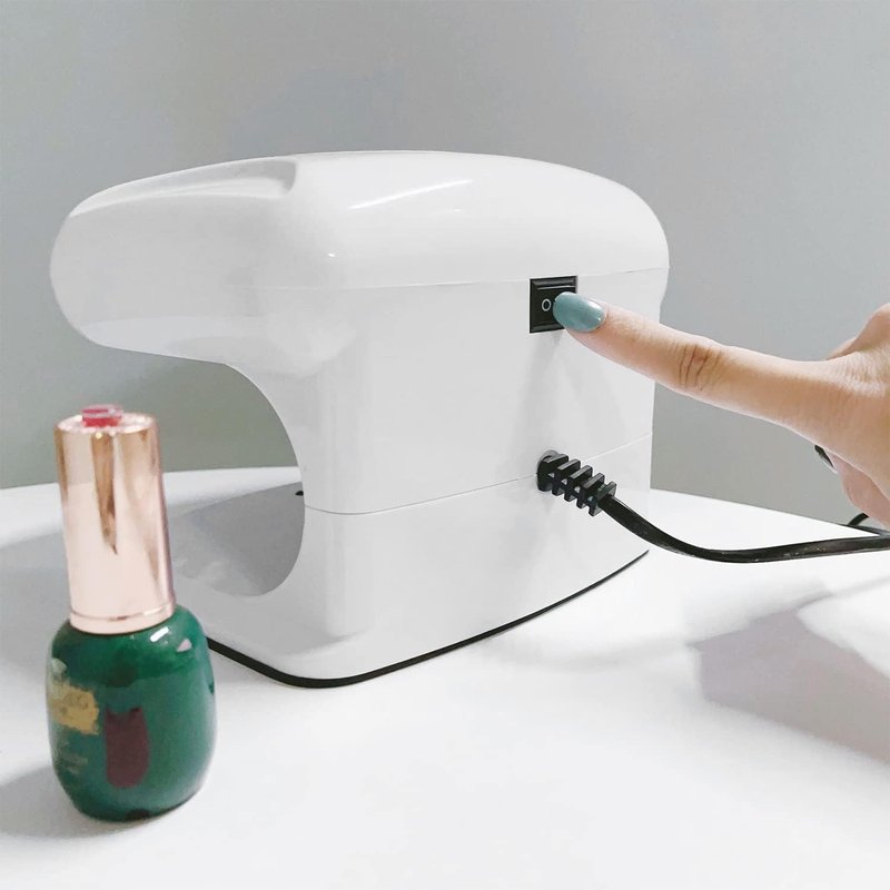 Skiennix Nail Dryer - 300W Professional Drying Fan with Sensor & Dual Air Modes | White