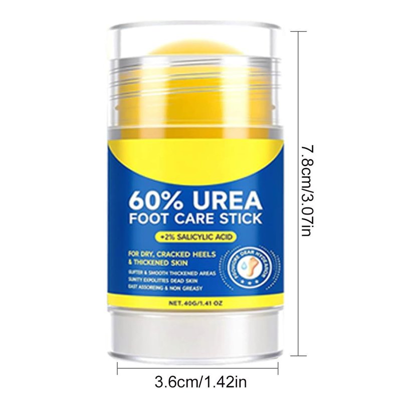 LmiiSanHoo 60% Urea Hydrating and 2% Salicylic Acid Foot Care Cream, Upgraded Care Cream Repairs and Hydrates Dry and Cracked Feet and Hand, Moisturising and Relieves Foot Cream for Man and Women (1)