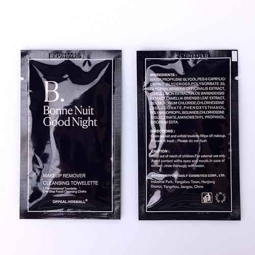 500ct Facial Cleansing Wipes Gentle Makeup Remover, Waterproof Individually Wrapped, Fragrance, Oil & Alcohol Free