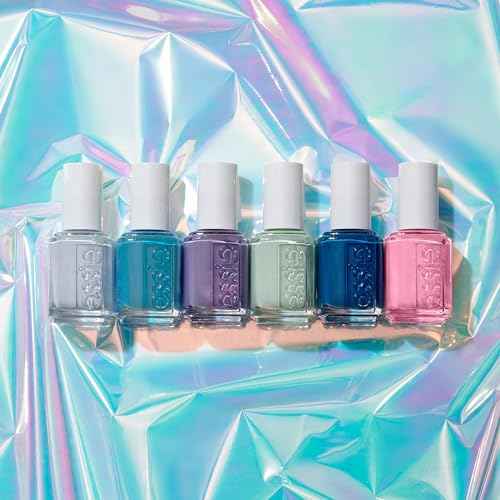 essie Nail Polish, Salon-Quality Blue Nail Polish, Just Chill, Vegan, Put It On Ice, 0.46 fl oz