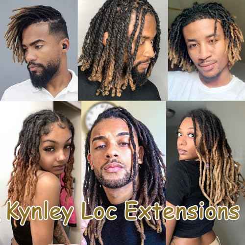 0.6 cm Thickness 14 Inch #T1B/27 30 Strands 100% Real Human Hair Dreadlock Extensions for Men and Women. Handmade for Full Head, Can Be Dyed and Bleached. Dreadlocks Bulk Permanent Locs