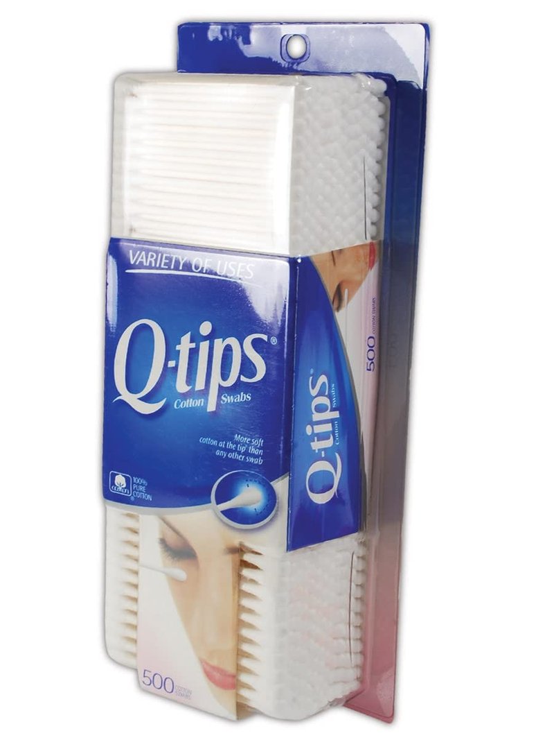 Cotton Swabs - Standard Q-Tips, 500 Count | Soft & Absorbent White