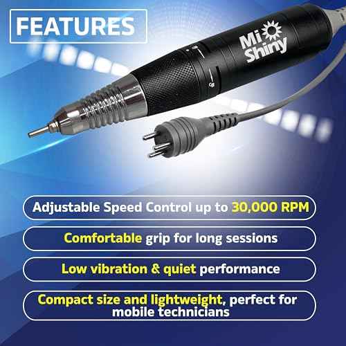 30.000RPM Professional Nail Drill Machine - Hand Drill for Nails - Replacement Nail Drill Handpiece Compatible with KUPA KP55, KP60, KP5000, UP-200