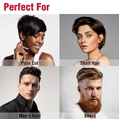 RED by KISS Titanium Styler Pencil Flat Iron 3/10" ? Ultra-Precise Edge & Pixie Cut Styling, 450¡ÆF Max Heat, Frizz-Free, Instant Temperature Control, Professional & Home Use