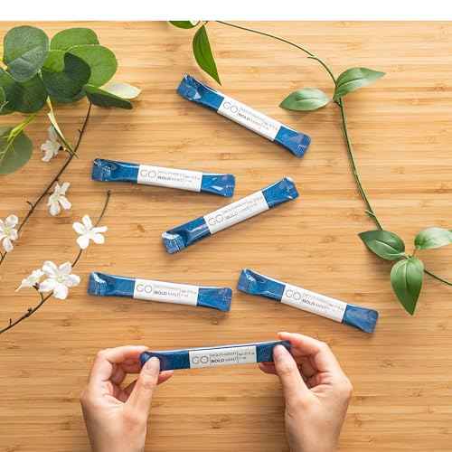 Bold Mint GO Travel Size Mouthwash Packets - Bulk Individual Mini Mouthwash Packets - Perfect Travel Size Toiletries for Guest Bathrooms - Alternative to Breath Strips and Spray, Alcohol and Dye Free