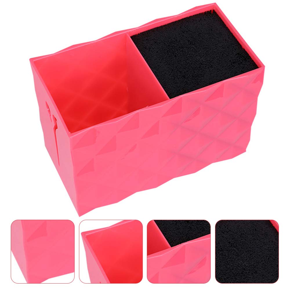 Uonlytech Hairdressing Scissor Holder Storage Box 6.14X3.14X4.33In Barber Haircut Tool Organizer for Salon and Home Use