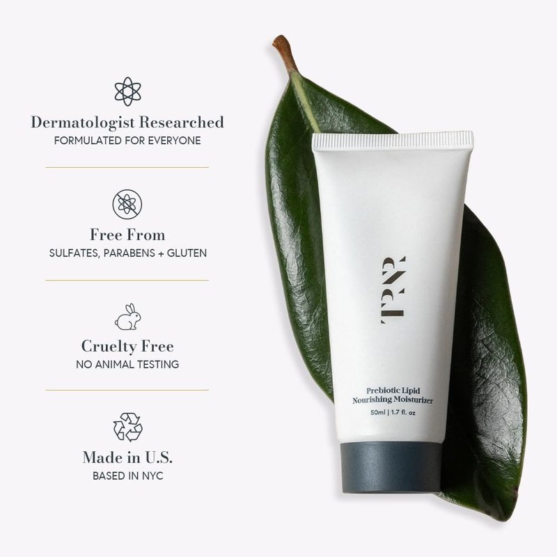 TRNR Prebiotic Lipid Nourishing Face Moisturizer (50ml/1.7oz) | Hydrating Face Cream| Natural, Plant-Based & Science-First Facial Moisturizer for Women & Men