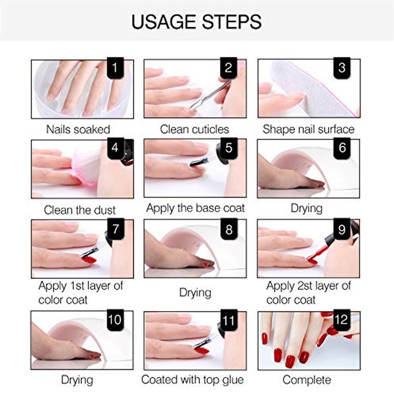 MEMEDA Gel Nail Polish - Milky White Nude Color | Long-Lasting 0.27 fl oz Formula