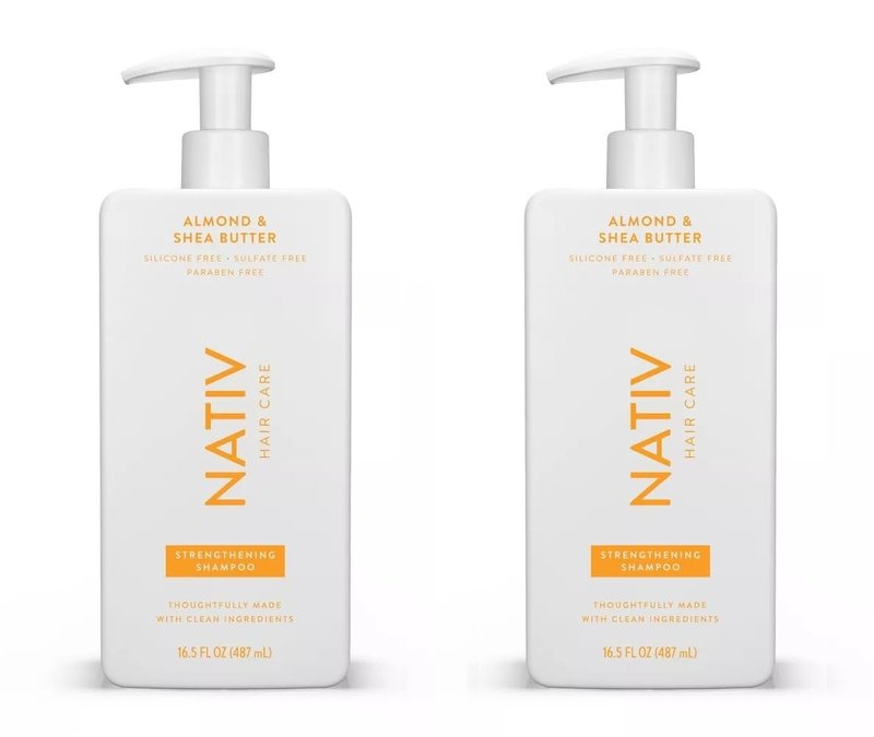 Nativee Limited Edition Shampoo - Nourishing Almond & Shea Butter | 2 Pack, 16.5 FL OZ Each
