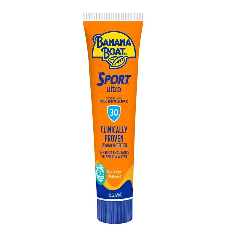Banana Boat Sport Performance Sunscreen Lotion - SPF 30 - 1 oz | Pack of 12 for Ultimate Protection