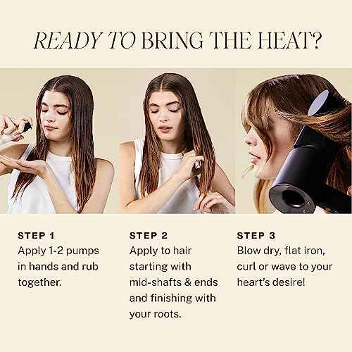 JVN Complete Blowout Styling Milk, 0.84 Fl Oz, Travel Size, Frizz Fighting, Heat Activated Style Extending Hair Cream and Heat Protectant, Hair Care for Women and Men, Silicone Free