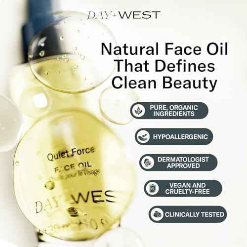 Hydrating Face Oil for Women, 30ml Rosehip and Squalane Oil for Face for Smooth and Sensitive Skin, Moisturizing and Hydrating Vitamin C, Natural Oils, Essential Oils for Skin Care and Gua Sha Use