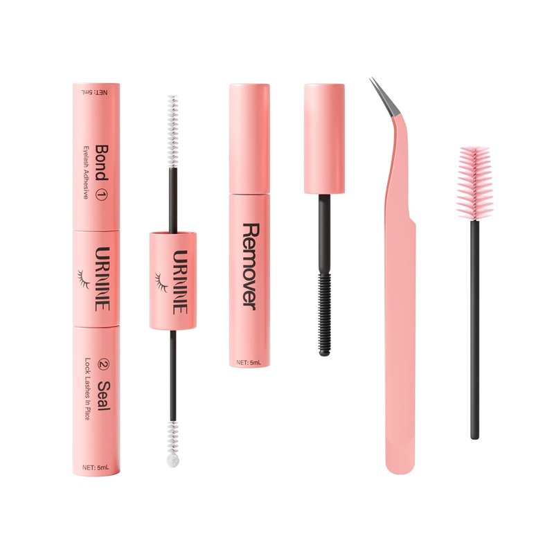 Eyelash Extension Kit - 320Pcs DIY Lash Clusters 9-16mm Mix | Includes Bond, Seal, Remover & Tweezers