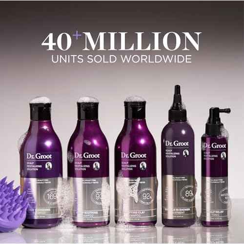 Dr. Groot Scalp Soothing Shampoo with Biotin, Centella, and Prebiotics - Moisturizing Kbeauty Solution for Dry Scalp, Korean Hair Care, Scalp Revitalizing Shampoo
