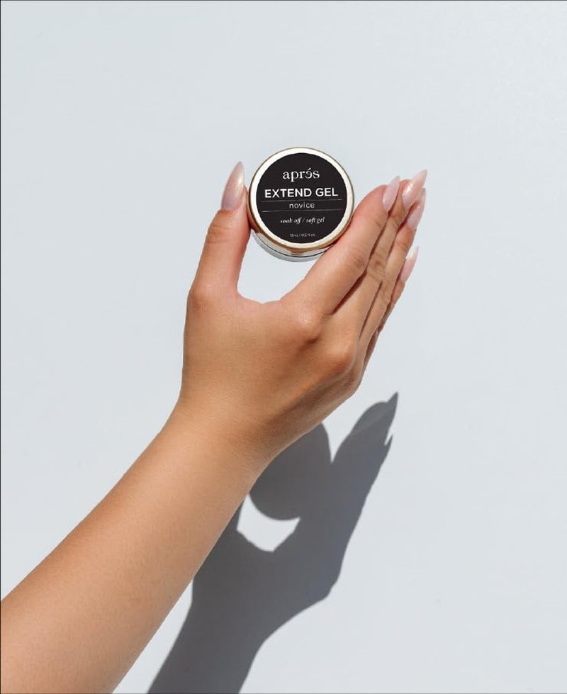 Apres Extend Gel | Gel-X Nail Tips Adhesive - HEMA-Free, Thick Consistency, Easy Application, 15 ml