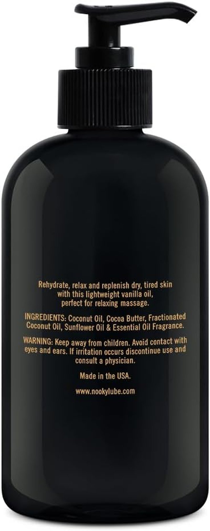 Nooky Vanilla Massage Oil with Fractionated Coconut Oil.16 Ounce