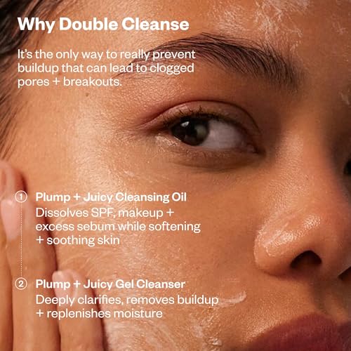 Kosas Plump + Juicy Comfy Clean Gel Cleanser ?Hydrating Face Wash for All Skin Types, Deep Clean & Moisturize, Soap & Sulfate Free, with Hyaluronic Acid, Panthenol & Beta Glucan?
