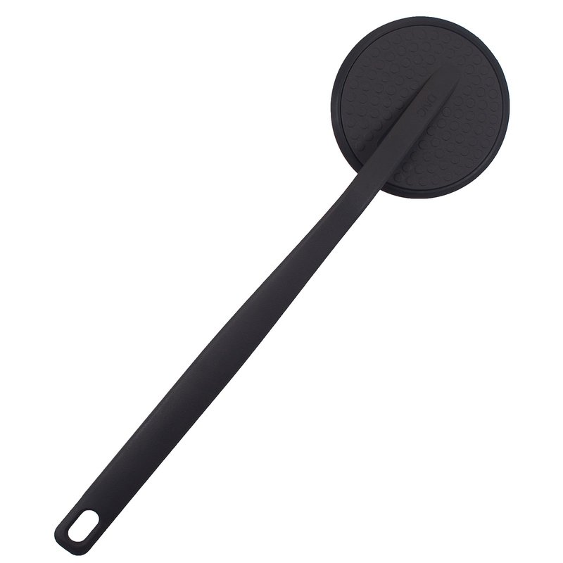 DNC Back Scrubber for Shower, Silicone Shower Brush with Long Handle Soft Bristles, Bath Body Exfoliator Washer for Men Women
