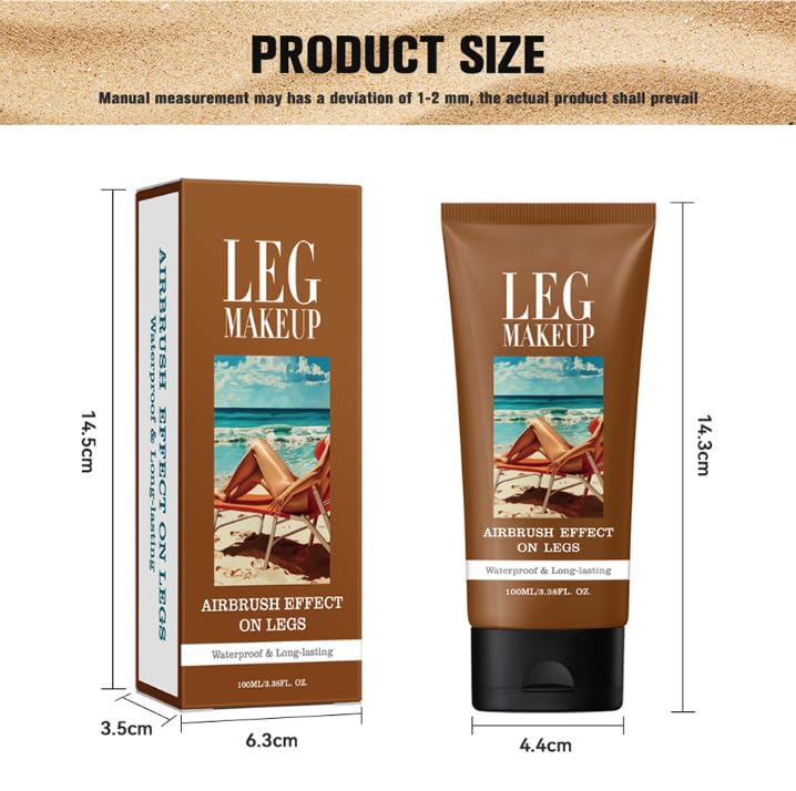 Skiennix Tattoo Cover Up Makeup - Waterproof Body Concealer for All Skin Tones | No Transfer, Brush Included, #3 Black