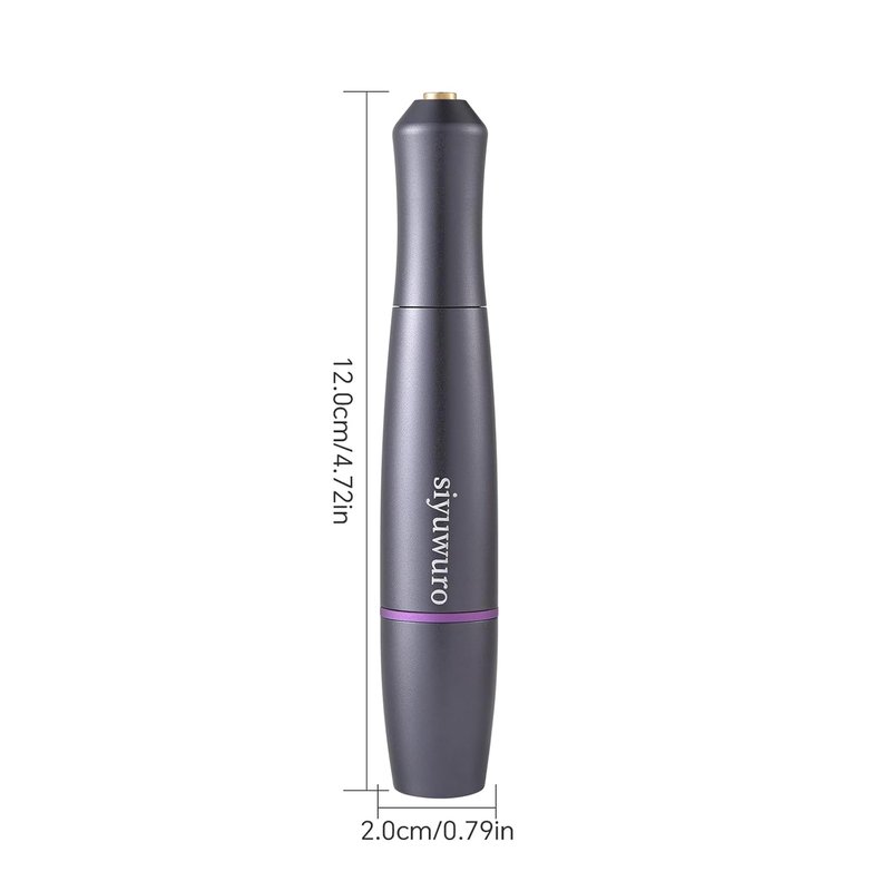 Electric Nail Drill Machine - Portable Electric Nail File for Acrylic & Gel Nails | Professional Manicure Kit in Grey