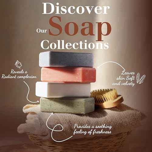 Hand & Body Soap Bars Trio - Lily of the Valley Moisturizing French Soap with Organic Shea Butter - Rich Creamy Lather - 97% Natural Ingredients - Solid Bath Cleanser Made in Provence - 3x4.4 oz