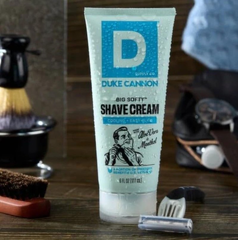 Duke Cannon Men's Shave Cream - Moisturizing 6 oz Shaving Cream for Smooth, Comfortable Shaves