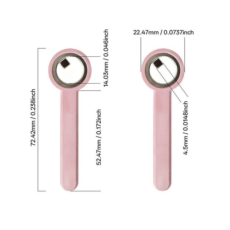 Wmool 2026 New Ring-Shaped Cat Eye Magnet for Nails, Strong Nail Magnet Tool, Portable Hollow Circular Cat Eye for Home DIY, Beginners & Nail Artists